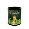 Burning Chalice Altar Mug — Pagan/Wiccan Skeleton Forest Tea Cup (11oz/15oz)